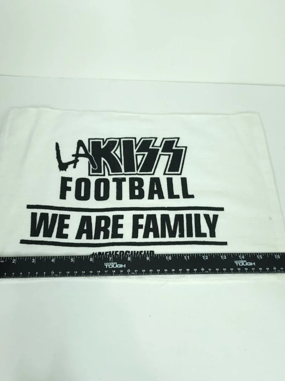LA KISS Arena Football Rally Towel We Are Family Simmons Team Equipment 17